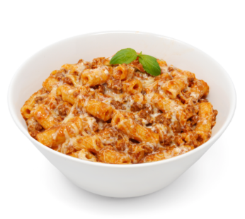 Rigatoni Bolognese Al Forno (Serves 4)