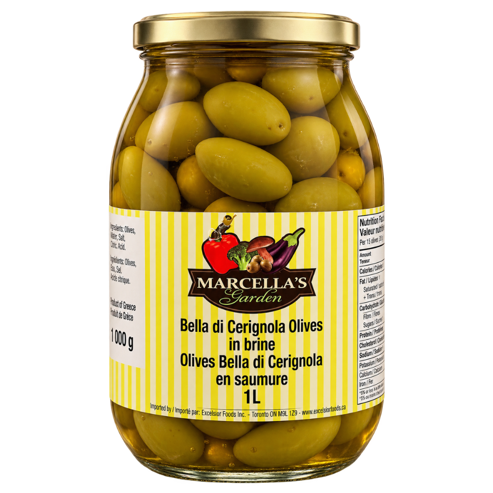 Marcella's Bella di Cerignola Olives (1 Litre)