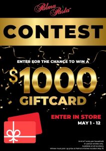 palma pasta winners prize