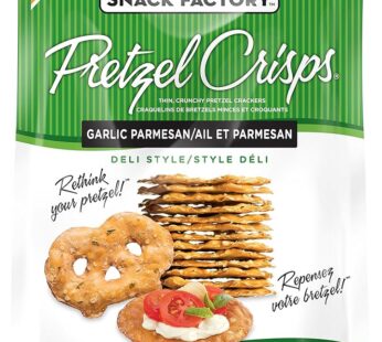 Snack Factory Pretzel Crisps Garlic Parmesan