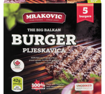 Mrakovic Big Balkan Burgers (5-Pack)