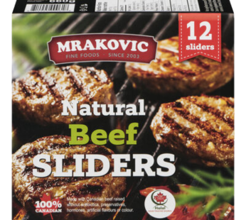 Mrakovic Natural Beef Sliders 12-Pack (660 gr)