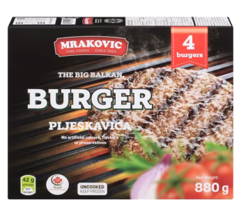 Mrakovic Big Balkan Burgers (4-Pack)