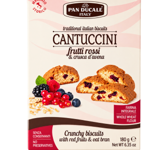 Pan Ducale Cantuccini Frutti Rossi (180 gr)