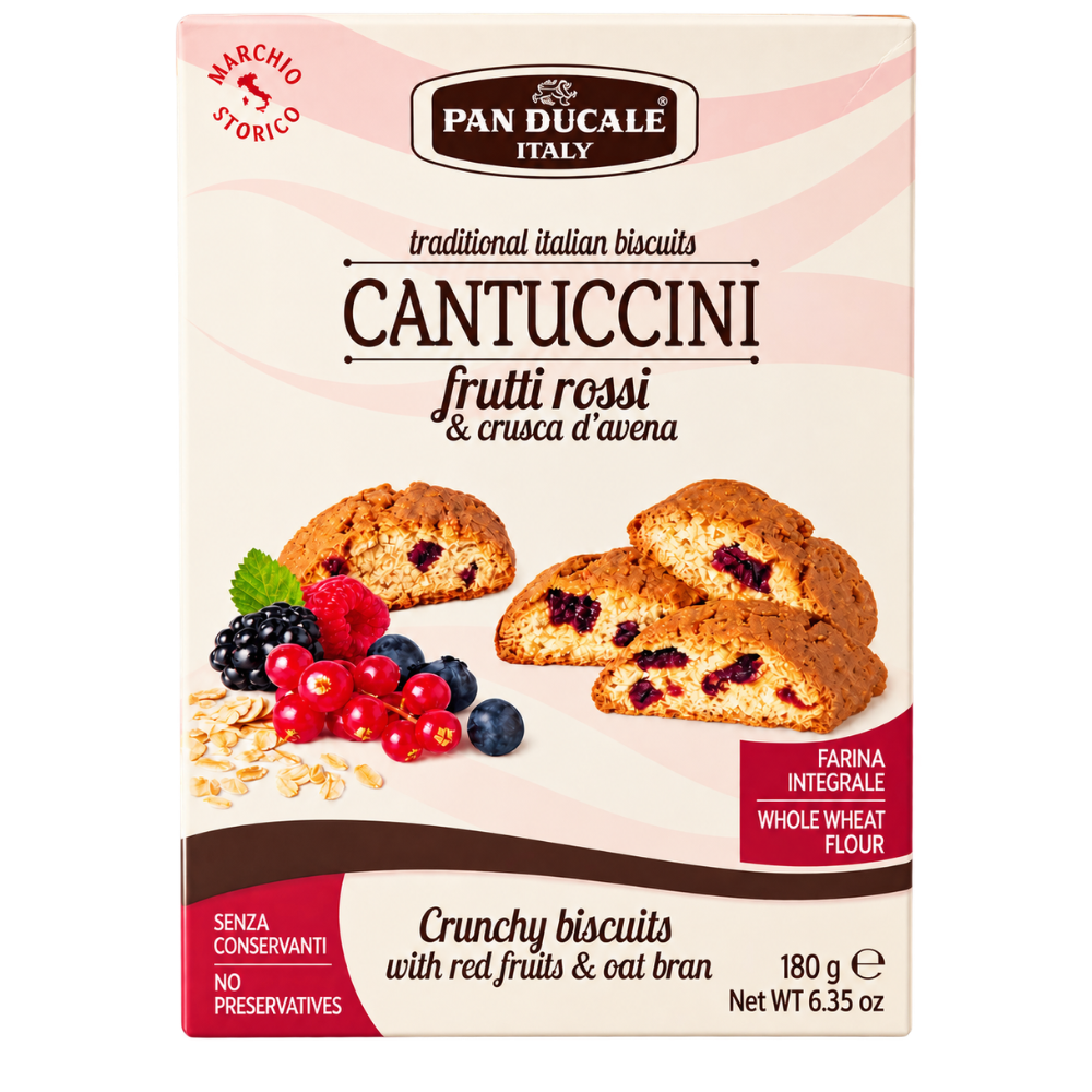 Pan Ducale Cantuccini Frutti Rossi (180 gr)